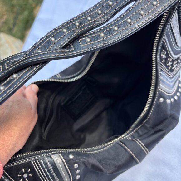 Coach Black Soho Hobo #10483 - Picture 9 of 12